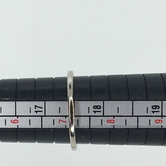 Vintage NVC Nataliya V.‎ Collister Ring Silver Teal Mother Child Estate Sz. 7 - Picture 5 of 5